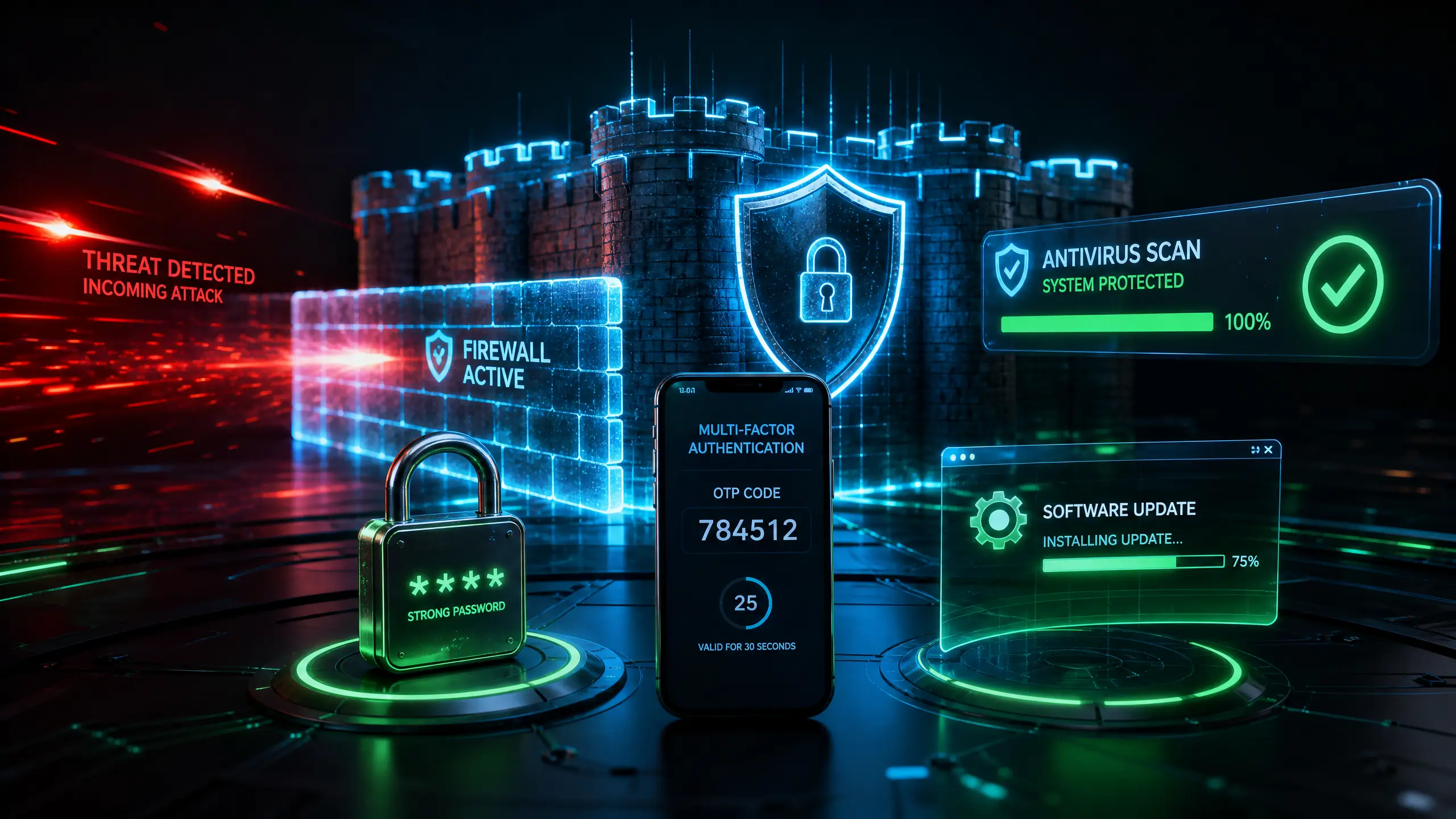 วิธีการป้องกัน Cyber Security